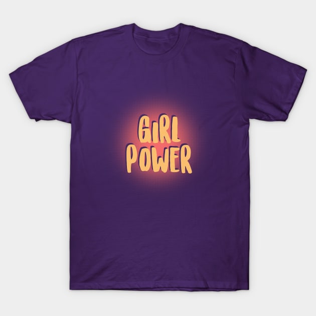 GIRL POWER  feminism women rights T-Shirt by leepianti